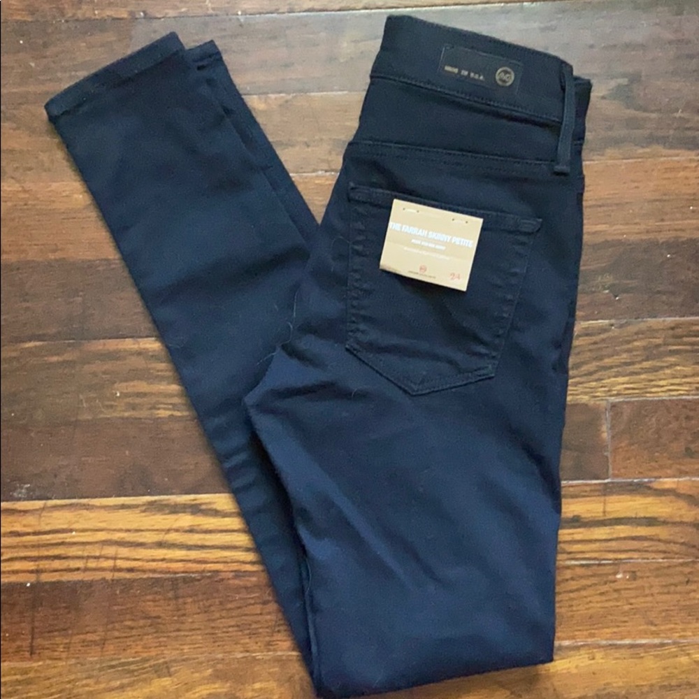 ADRIANO GOLDSCHMIED BLACK HIGH RISE SKINNY JEANS